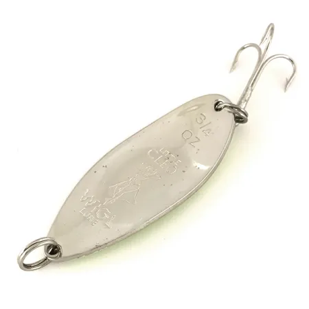 Seneca Little Cleo (Hula Girl) UV Cucharilla, Níquel/Verde, 21g, #7504