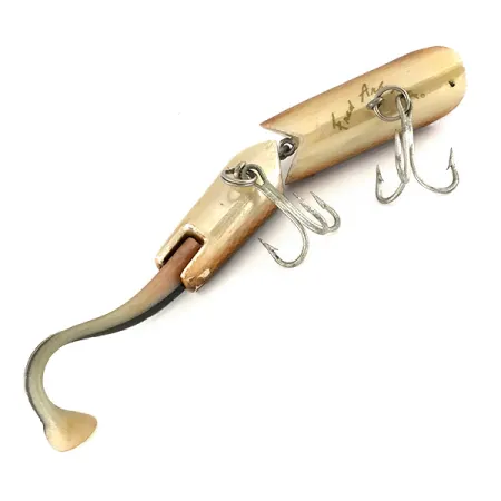 Fred Arbogast A.C. Plug Vintage Popper, Marrón, 28g, Articulado, #7508