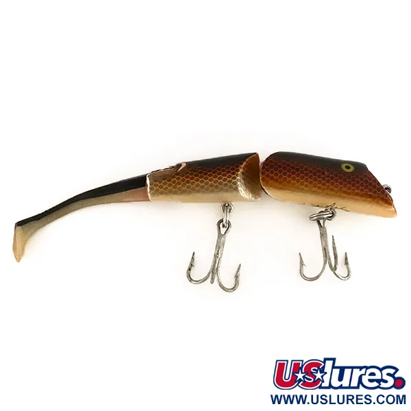 Fred Arbogast A.C. Plug Vintage Popper, Marrón, 28g, Articulado, #7508