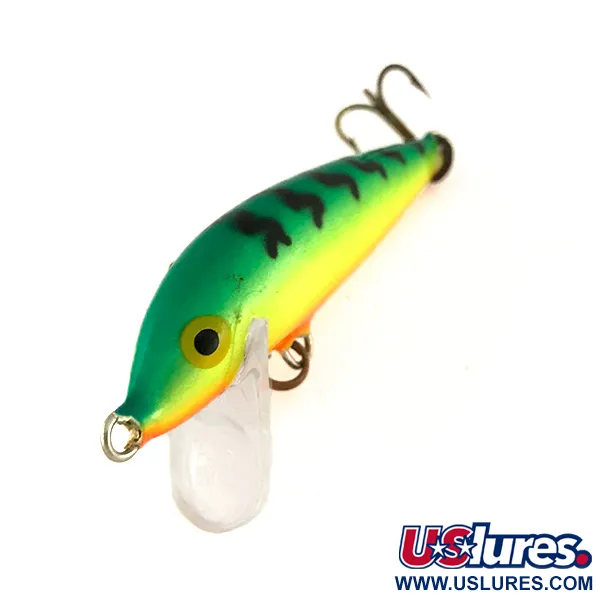 Señuelo Rapala Countdown, FT Fire Tiger, 5g, Madera Balsa, #7509