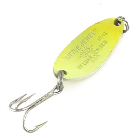 Luhr Jensen Little Jewel Cucharilla, Amarillo/Rojo, 7g, UV Glow, #7519
