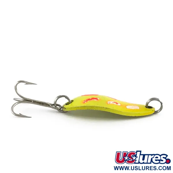 Luhr Jensen Little Jewel Cucharilla, Amarillo/Rojo, 7g, UV Glow, #7519
