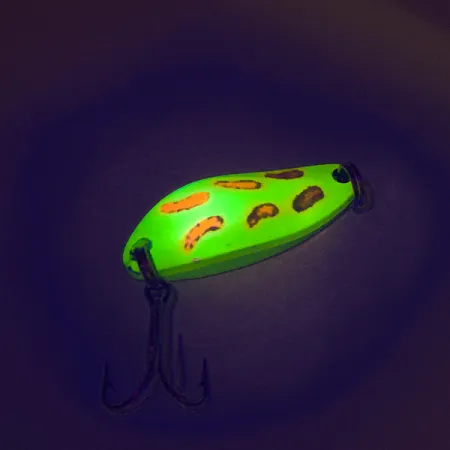 Luhr Jensen Little Jewel Cucharilla, Amarillo/Rojo, 7g, UV Glow, #7519