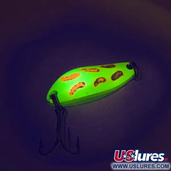 Luhr Jensen Little Jewel Cucharilla, Amarillo/Rojo, 7g, UV Glow, #7519