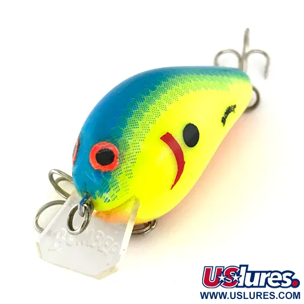 Bomber SQUARE A Crankbait, OB, 6g, Luminiscente, #7527