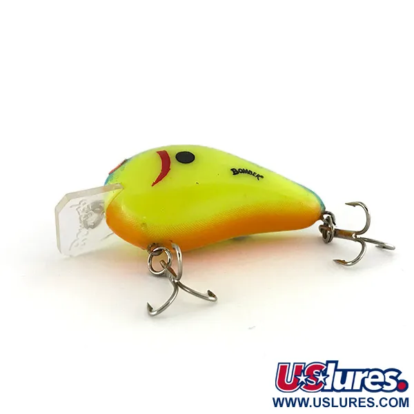 Bomber SQUARE A Crankbait, OB, 6g, Luminiscente, #7527
