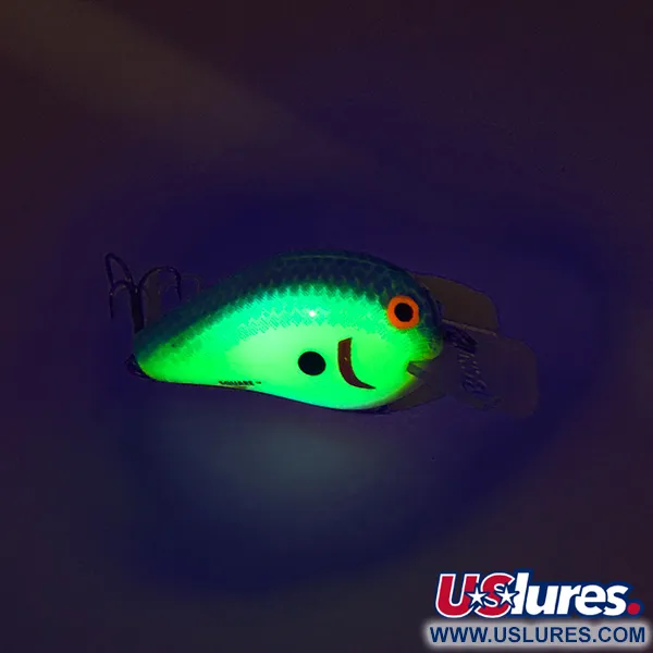 Bomber SQUARE A Crankbait, OB, 6g, Luminiscente, #7527