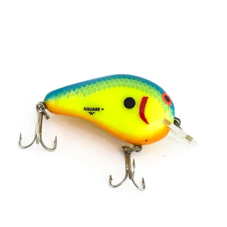 Bomber SQUARE A Crankbait, OB, 6g, Luminiscente, #7527