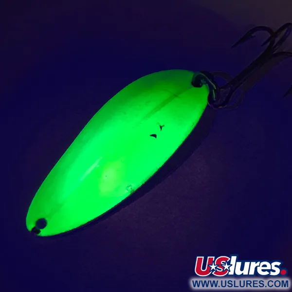 TODDCO Main liner UV Cucharilla, Amarillo/Verde/Níquel, 11g, UV, #7538