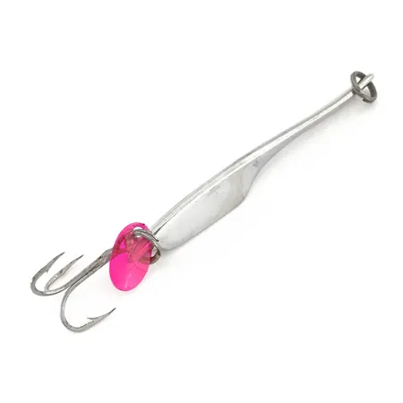 Johnson Lujon Jig Lure Jig, Nickel, 14g, Lengüeta rosa, #7541