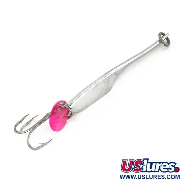 Johnson Lujon Jig Lure Jig, Nickel, 14g, Lengüeta rosa, #7541