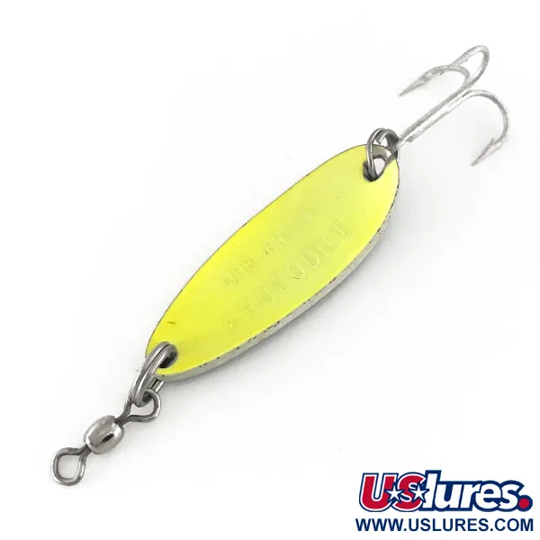 Luhr Jensen Krocodile UV Cucharilla, UV Glow, 9g, Triple, #7542