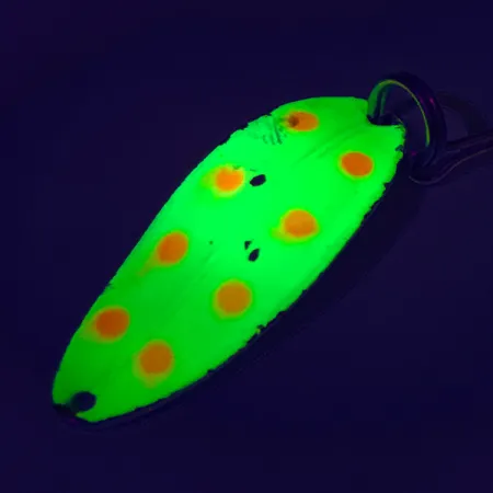 TODDCO Main liner UV Cuchara, Amarillo/Rojo/Níquel, 11g, UV, #7555