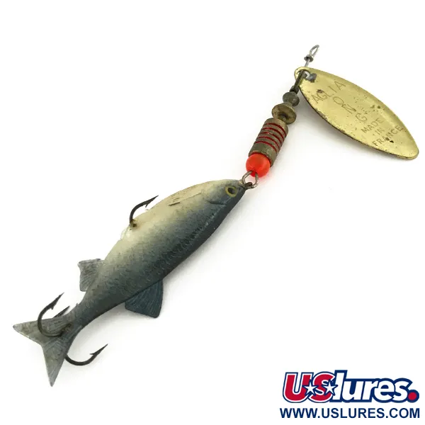 Mepps Aglia Long 2 Mino Cucharilla, Latón, 9g, Vinilo blando, #7563