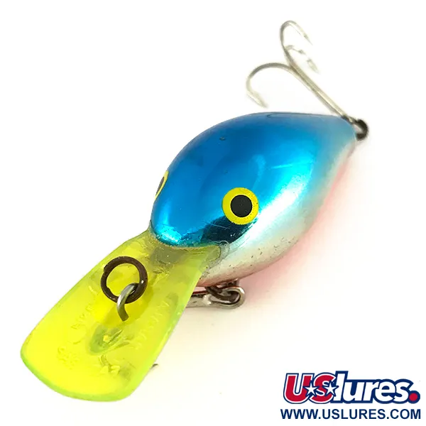 Rapala Fat Rap Crankbait, Silver Blue, 8.8g, Profundidad, #7573