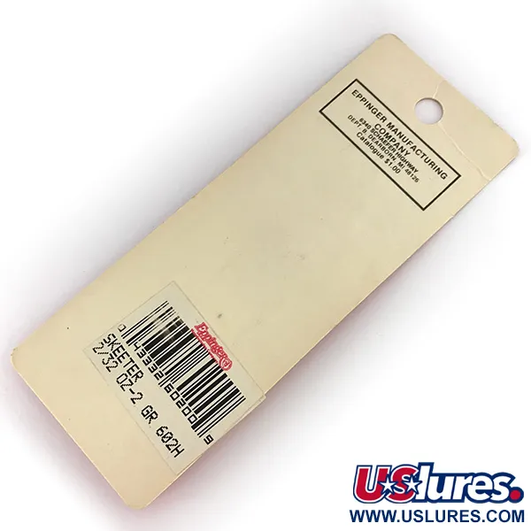 Eppinger Dardevle Skeeter Cucharilla, Negro/Blanco, 2g, Cóncava, #7580