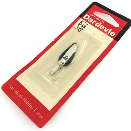Eppinger Dardevle Lildevle Cucharilla, Black / White, 3,5g, #1302