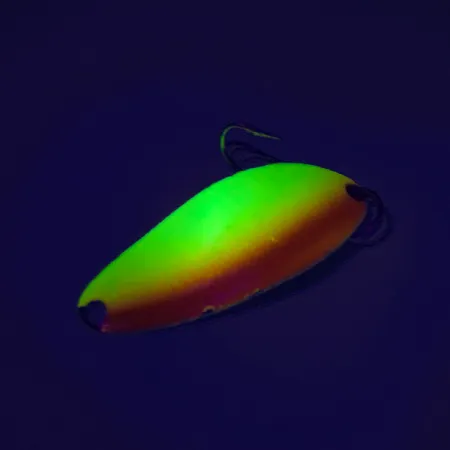 Cucharilla Seneca Little Cleo UV, Amarillo/Naranja/Níquel, 7g, UV, #7609