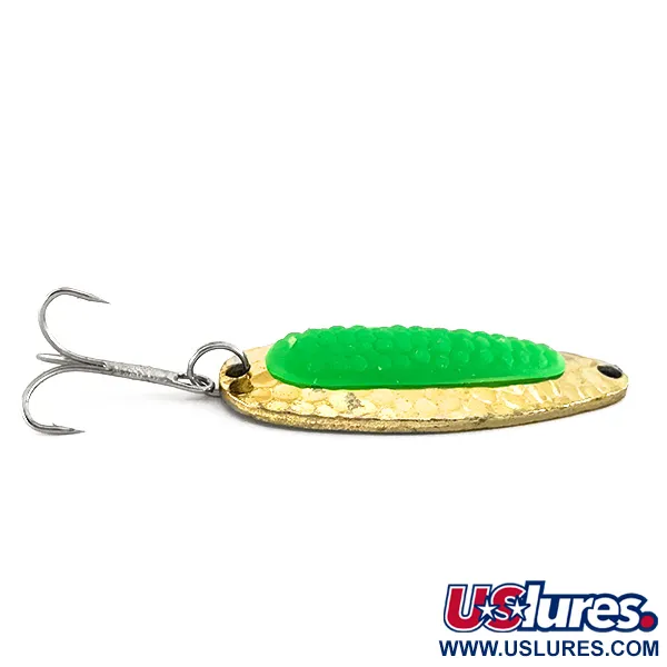 Blue Fox Pixee UV Cucharilla, Gold / Green, 14g, Inserto UV, #7612