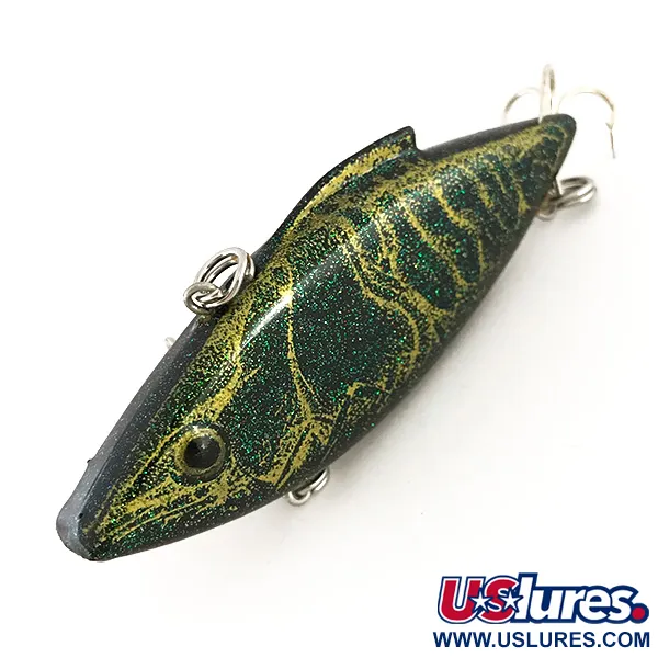 Bill Lewis Rat-L-Trap, 14g Oro y Verde, Lipless Crankbait #16070