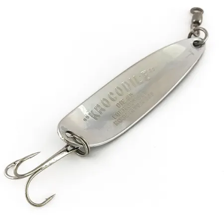 Luhr Jensen Krocodile Die #5 Cucharilla, Níquel/Azul, 23g, #7630