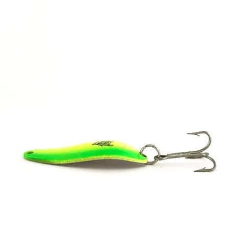 Eppinger Dardevle Devle Dog 5300 UV Cucharilla, Amarillo/Verde/Níquel, 10g, #7636