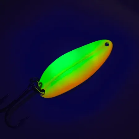 TODDCO Main liner UV Cucharilla, Amarillo/Naranja/Níquel, 11g, #7638