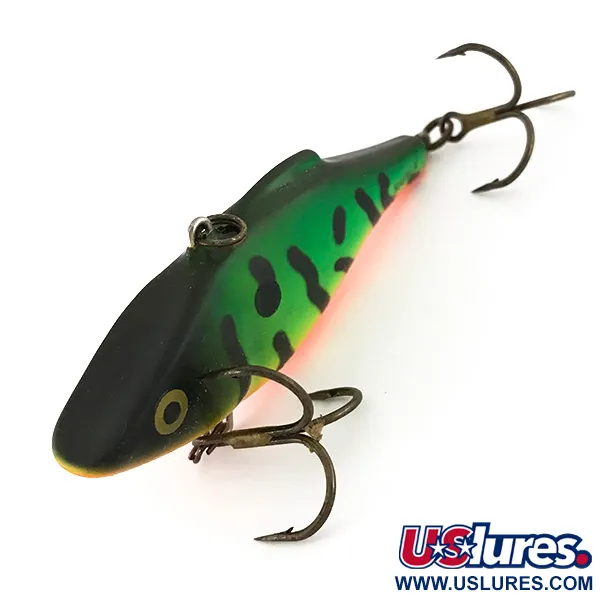 Rapala Rattl'n RAP UV Lipless Hundido, Fire Tiger, 16g, Brillo UV, #7641