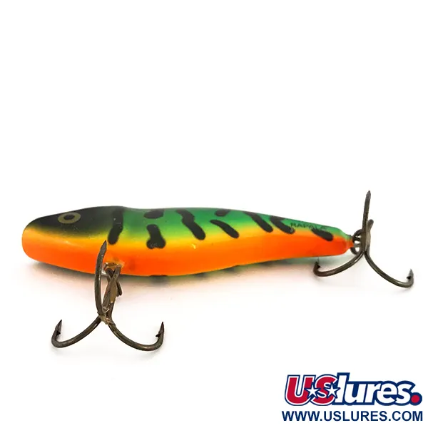 Rapala Rattl'n RAP UV Lipless Hundido, Fire Tiger, 16g, Brillo UV, #7641