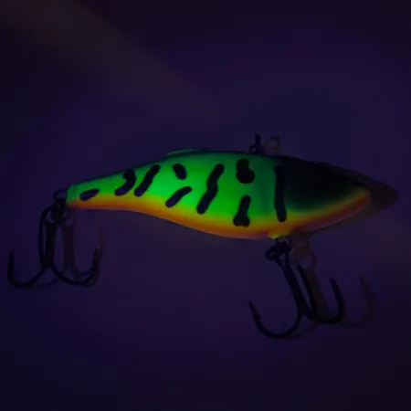 Rapala Rattl'n RAP UV Lipless Hundido, Fire Tiger, 16g, Brillo UV, #7641