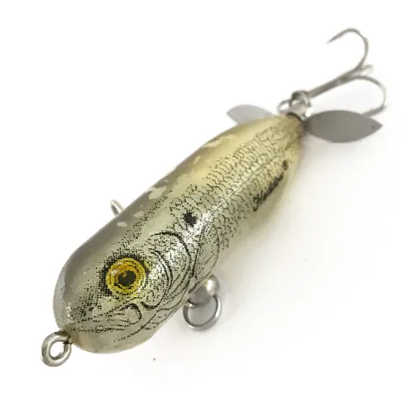 Heddon Baby Torpedo Señuelo Superficie, Plata, 9g, Vintage, #7644
