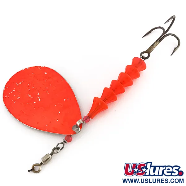 Luhr Jensen Dave Davis UV Cucharilla Curricán, Níquel/Rosa, 17g, UV, #7673