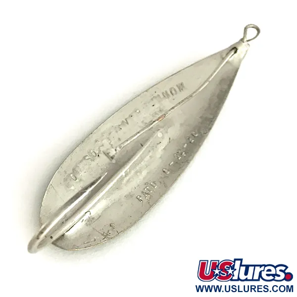 Johnson Silver Minnow Cucharilla Antihierba, Plata/Verde, 14g, #7680