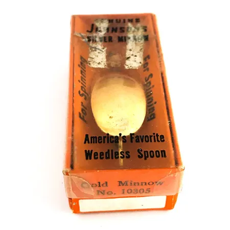 Weedless Johnson Silver Minnow Cucharilla, Oro, 5g, Antihierba, #7681