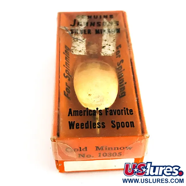 Weedless Johnson Silver Minnow Cucharilla, Oro, 5g, Antihierba, #7681