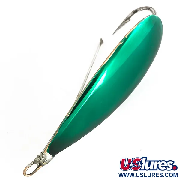 Johnson Silver Minnow Cucharilla, Green / Silver, 12g, Anti-algas, #7683