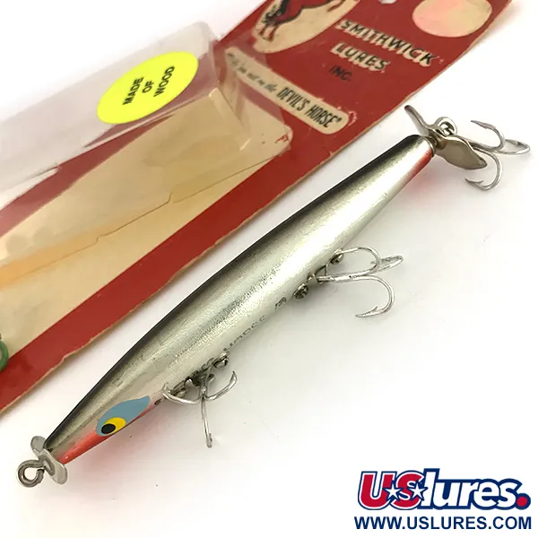 Smithwick Devil's Horse Señuelo Superficie, Níquel, 9g, Madera, #7690