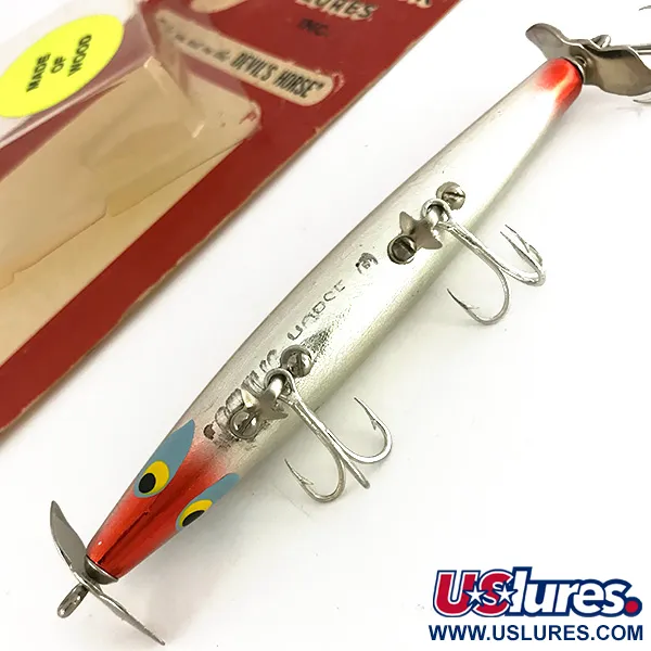 Smithwick Devil's Horse Señuelo Superficie, Níquel, 9g, Madera, #7690