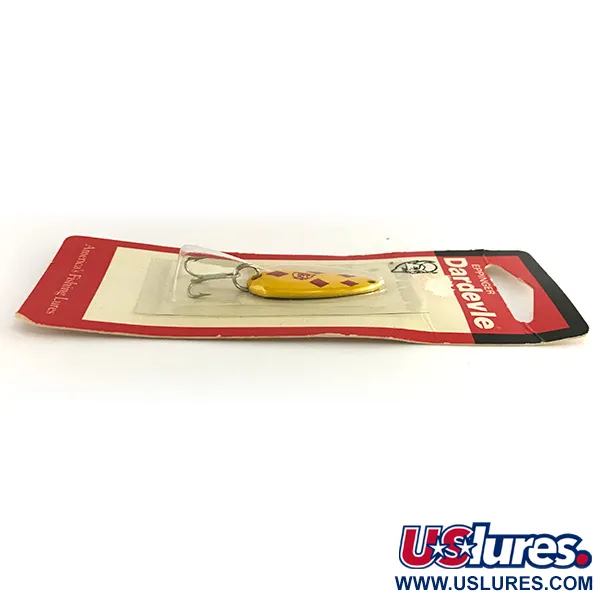 Eppinger Dardevle Midget Cucharilla, Five of Diamonds, 6g, Vintage, #7691