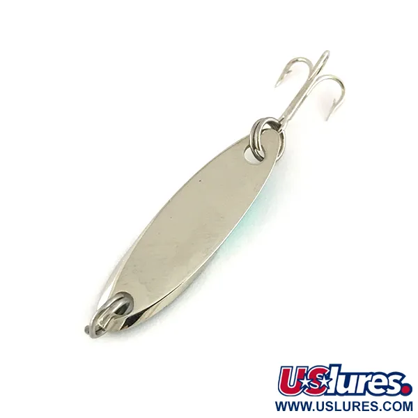 Acme Kastmaster Cucharilla, Níquel/Verde, 2,5g, Cromo, #7712