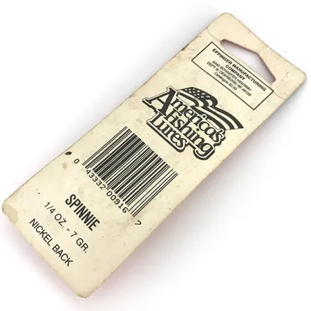 Eppinger Dardevle Spinnie Cucharilla, Rojo/Blanco, 7g, Vintage, #7747