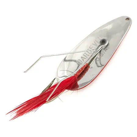 Eppinger Weedless Dardevle Imp Cucharilla, Rojo/Blanco, 11g, #7756