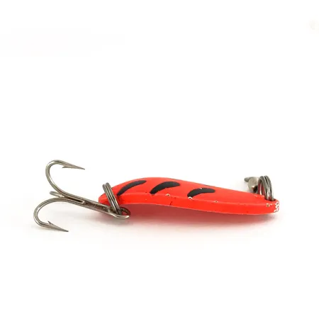 Luhr Jensen Krocodile UV Cucharilla, Rojo/Negro, 9g, Brillo UV, #7762