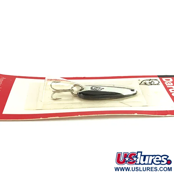 Eppinger Dardevle Midget Cucharilla, Negro/Blanco/Níquel, 6g, #7773