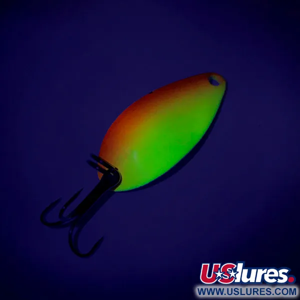 Cucharilla Seneca Little Cleo UV, Amarillo/Naranja/Níquel, 5g, UV, #7782