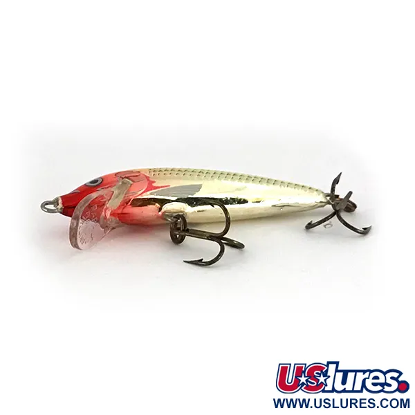 Rapala Original Floater F5 Señuelo, Rojo-Amarillo, 2,3g, Balsa, #7793