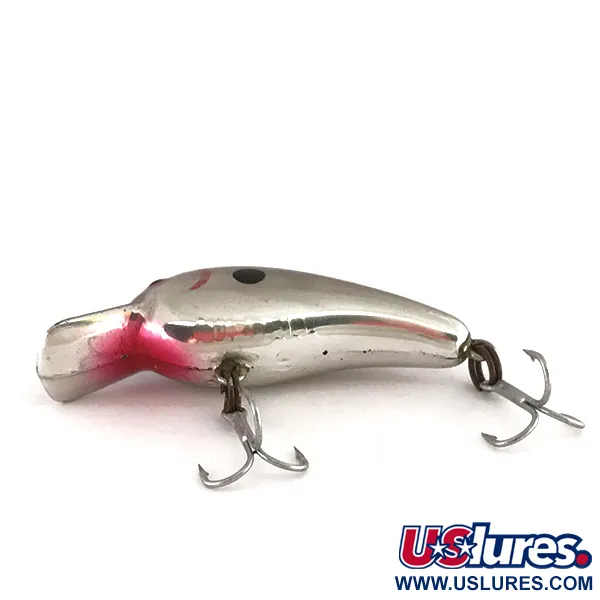 Cotton Cordell Big O Crankbait, Plateado, 4g, Vintage, #7818