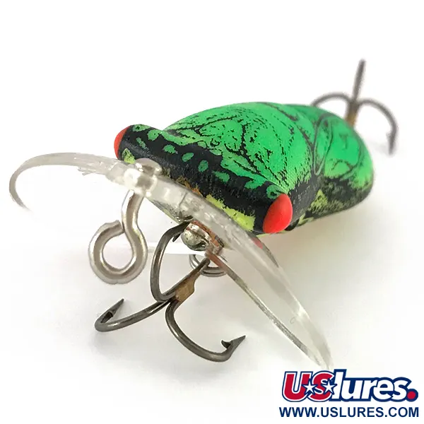 Fred Arbogast Hocus Locust Señuelo, Verde, 6,5g, Babero Sonoro, #7833