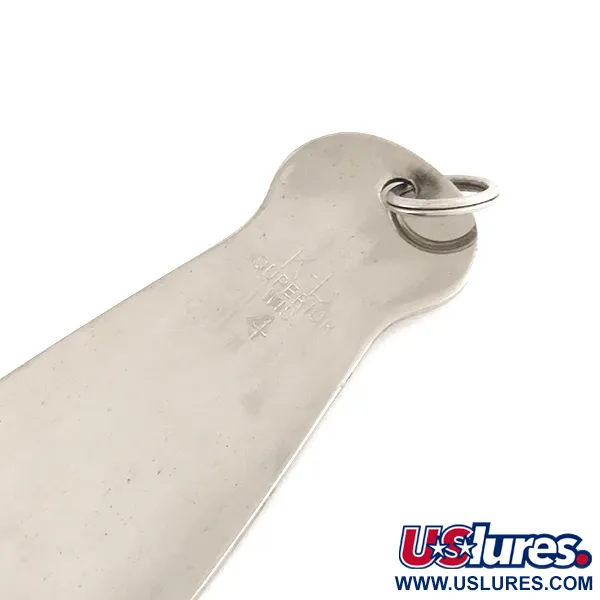 K-B Bait K-B Spoon 4 Cucharilla, Níquel, 50g, Lucio Gigante, #7849