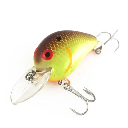 Bomber Fat A B04F UV Señuelo, Brown Chartreuse, 5.5g, UV, #7858